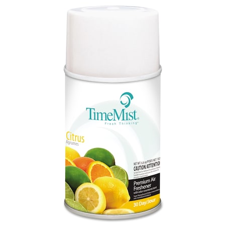Timemist Premium Metered Air Freshener Refill, Citrus, 6.6 oz Aerosol 1042781EA